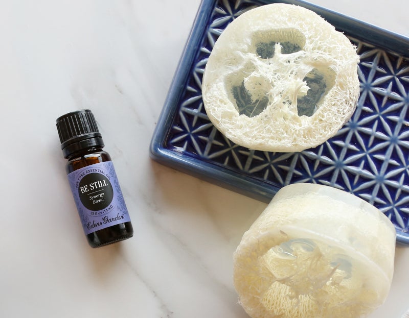 Essential Oil Loofah Soap DIY