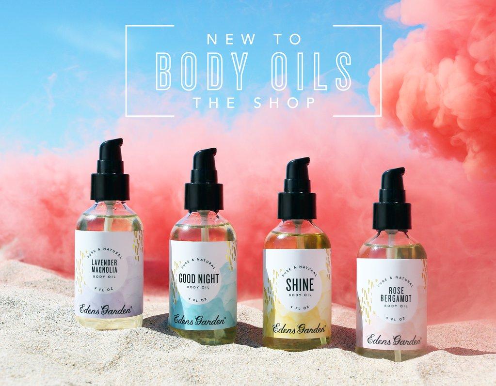 Introducing Edens Garden Body Oils