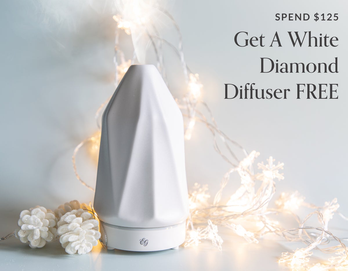 Day 8: Spend $125, Get a FREE White Diamond Diffuser