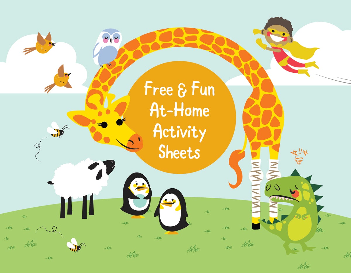 Free And Fun At-Home Activity Sheets for Kids