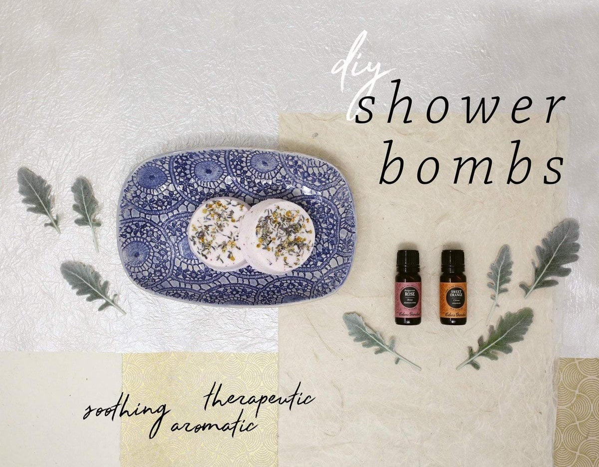 Essential Oil Shower Bombs DIY